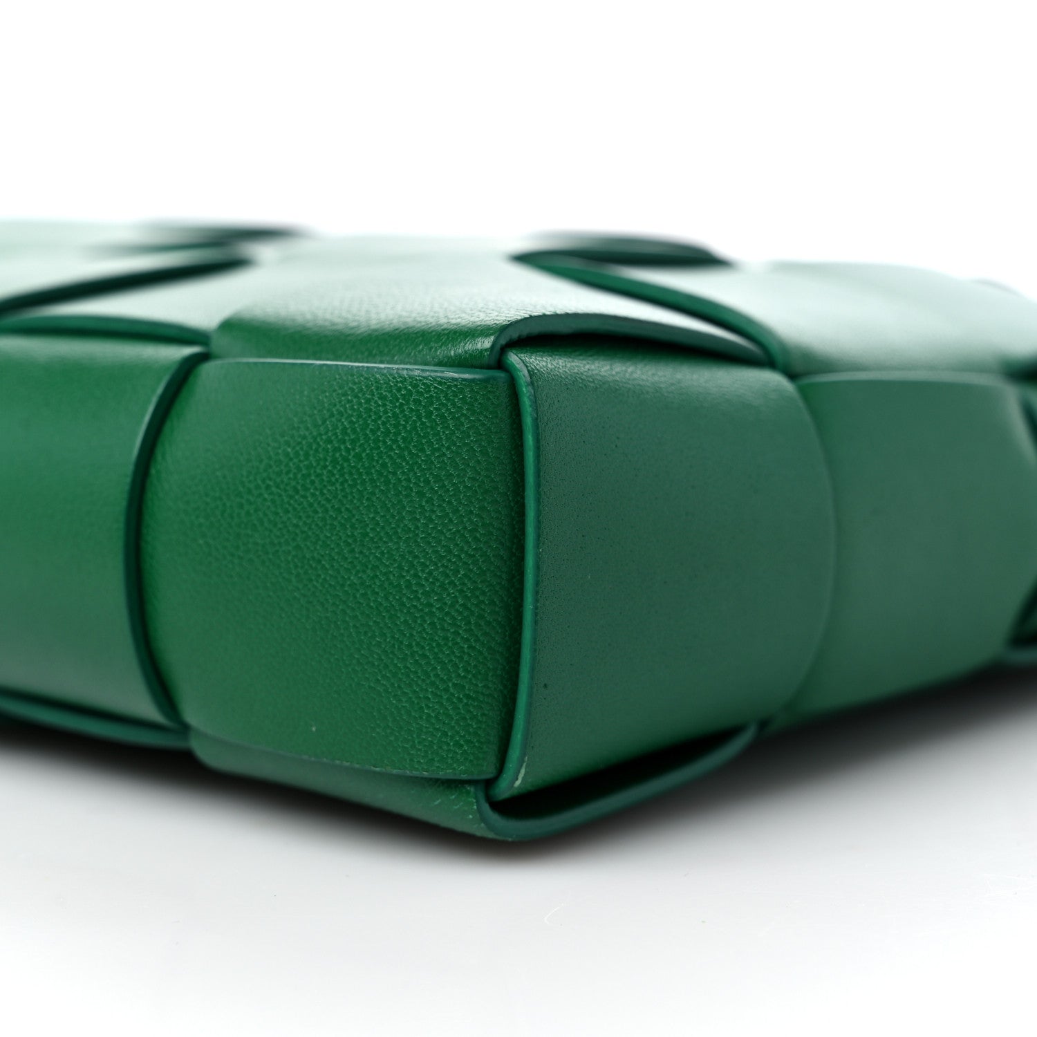 Bottega Veneta Nappa Intrecciato The Snap Clutch Racing Green 8 of 8
