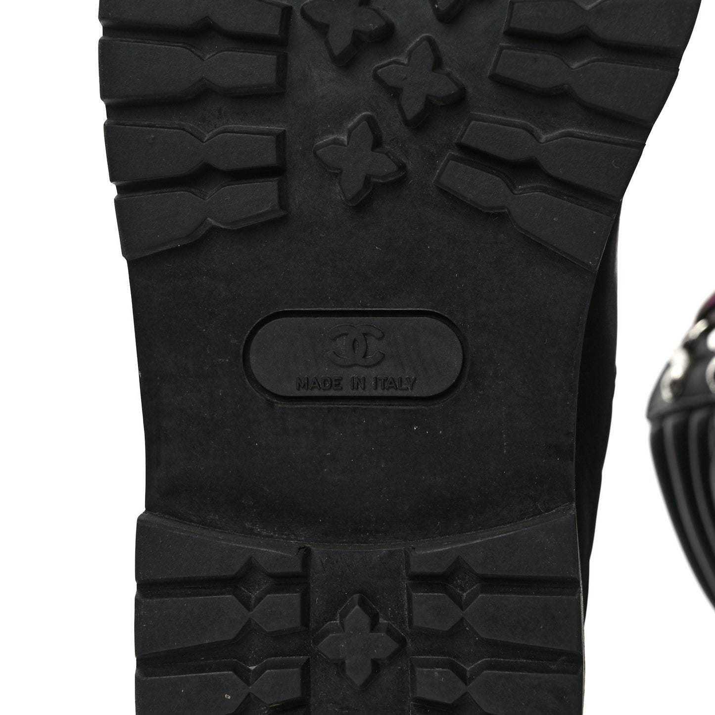 Lambskin Quilted Lace Up Boots 37.5 Black
