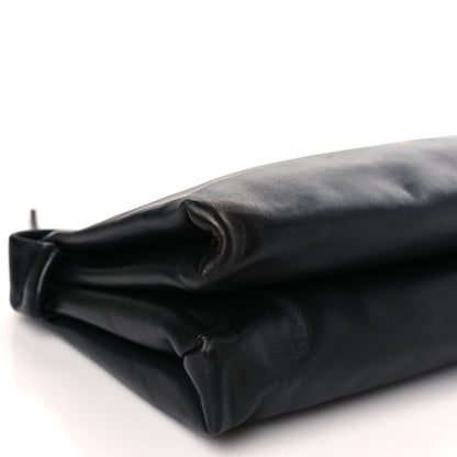 Celine Lambskin Medium Knotted Bag Black 7 of 8