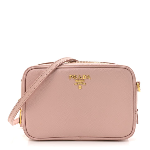 Saffiano Lux Mini Camera Crossbody Bag Orchidea