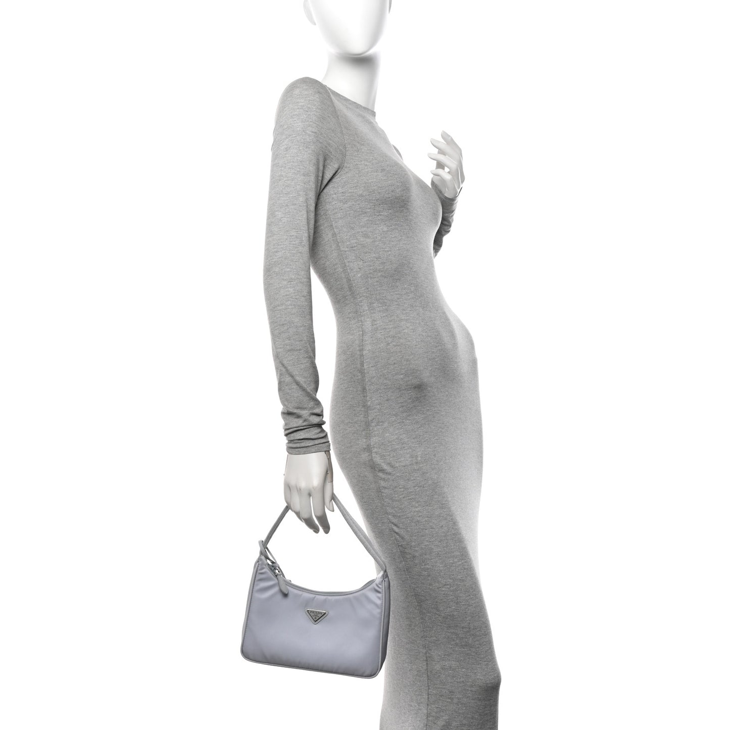 Tessuto Nylon Mini Re-Edition 2000 Bag Fiordaliso