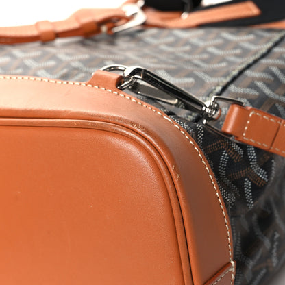 Goyard Goyardine Calfskin Alpin MM Backpack Gold Black 13 of 15