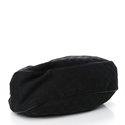 Gucci Monogram Medium Sukey Hobo Black 3 of 4