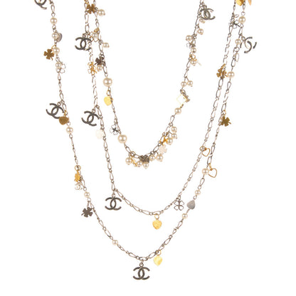 Chanel Multi Chain Lucky Symbols Necklace 1 of 3