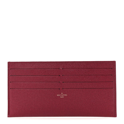 Louis Vuitton Calfskin Felicie Card Holder Insert Fuchsia 1 of 8