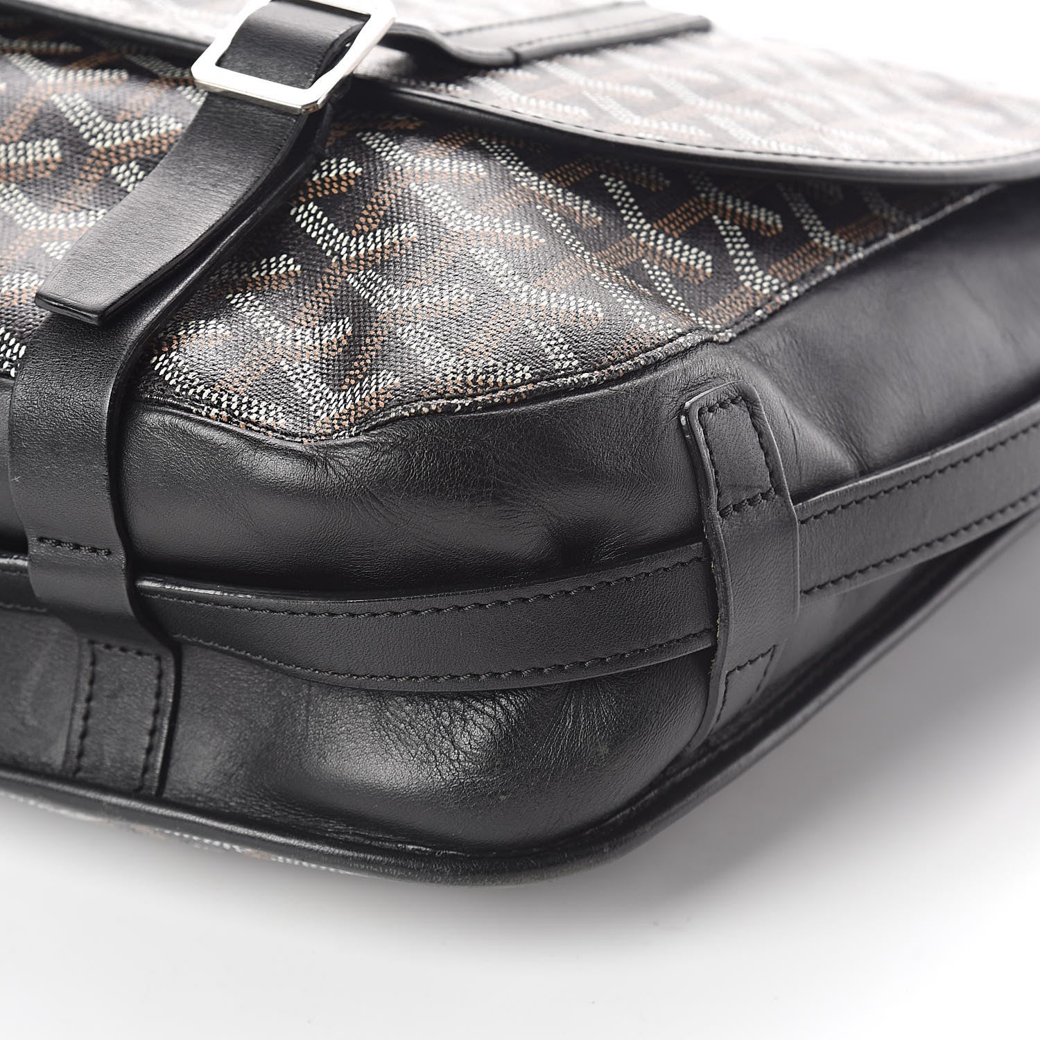 Goyard Goyardine Belvedere GM Messenger Bag Black 9 of 9