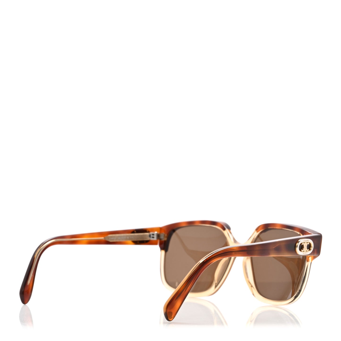 Acetate Triomphe Square Sunglasses CL40155I Tortoise