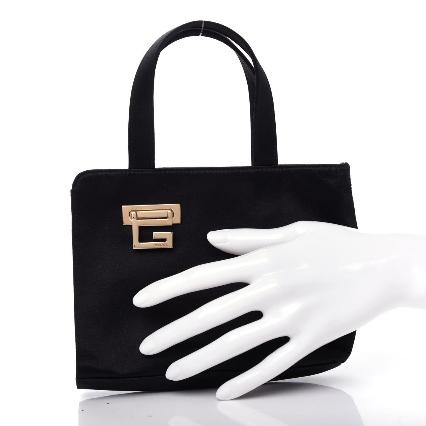 Satin Tote Black