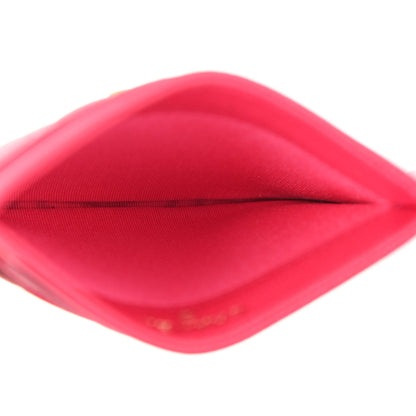 Chanel Caviar Camellia Embossed Card Holder Fuchsia 5 of 9