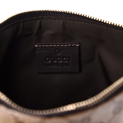 Gucci Crystal Monogram Pouch Dark Brown 8 of 9