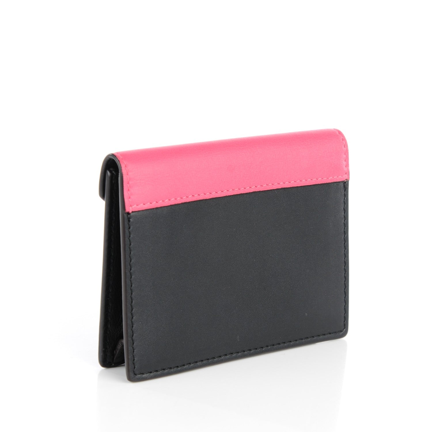 Celine Smooth Calfskin Pocket Card Holder Pink 3 of 8