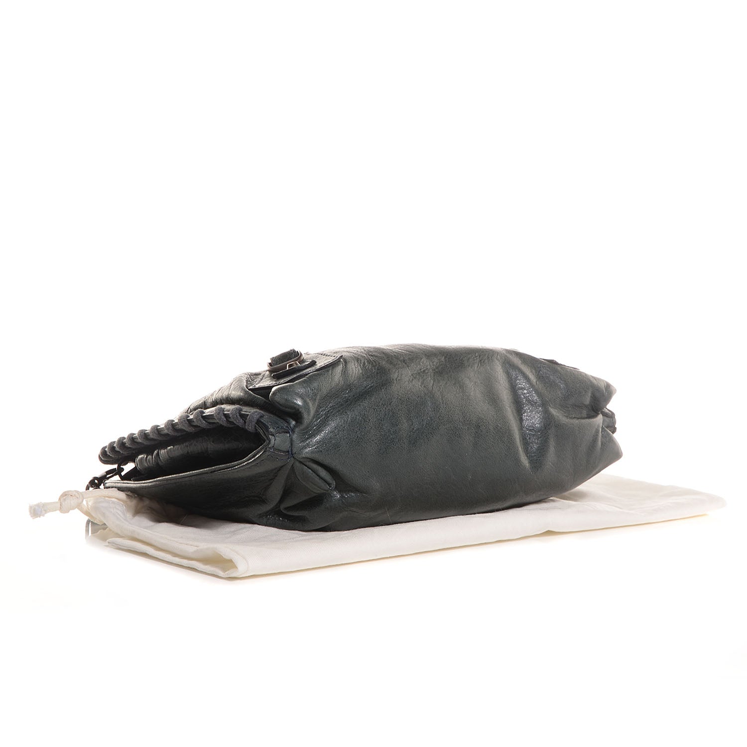Balenciaga Agneau Giant Stitch Shoulder Bag Anthracite 4 of 10