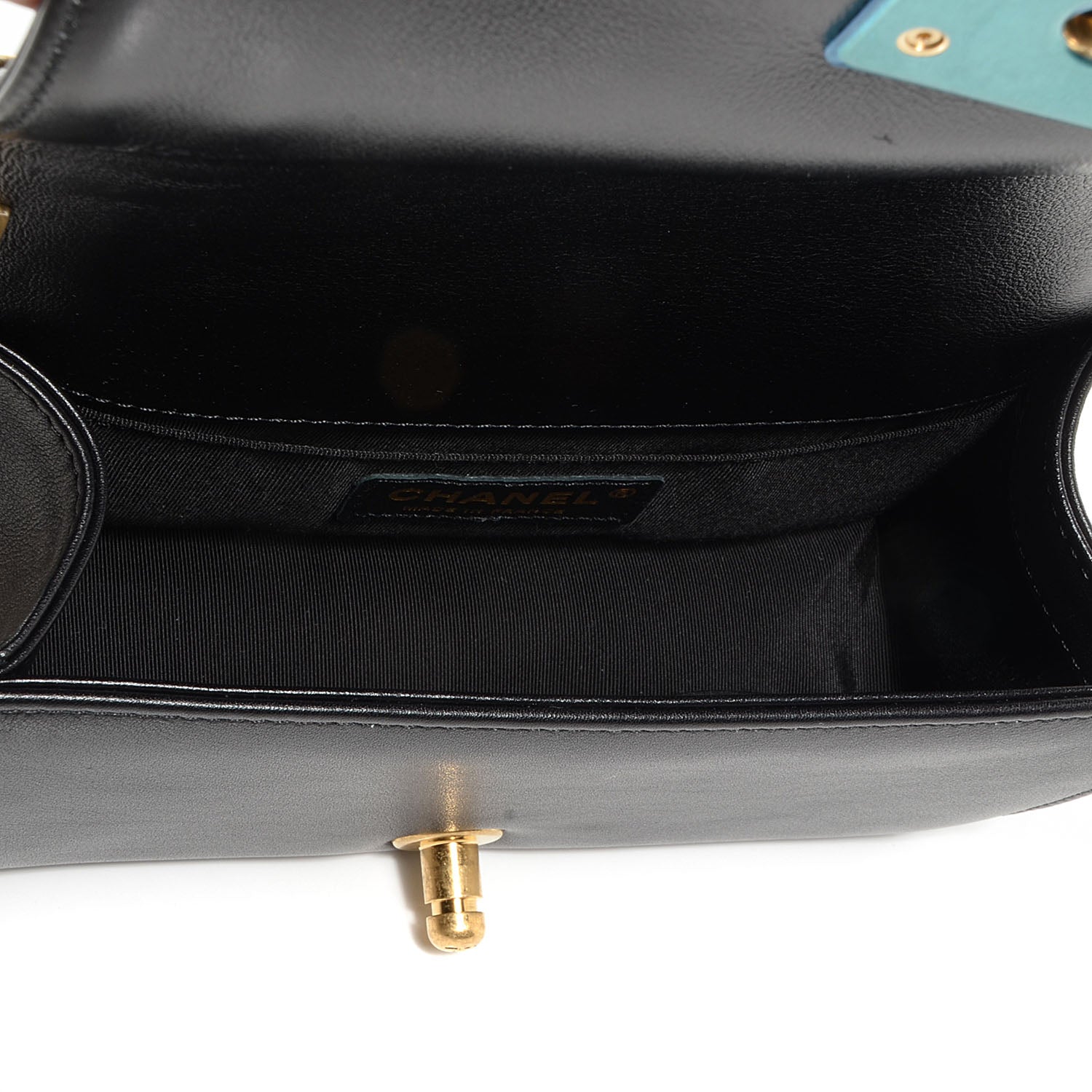 Chanel Lambskin Quilted Small Boy Flap Black 6 of 9