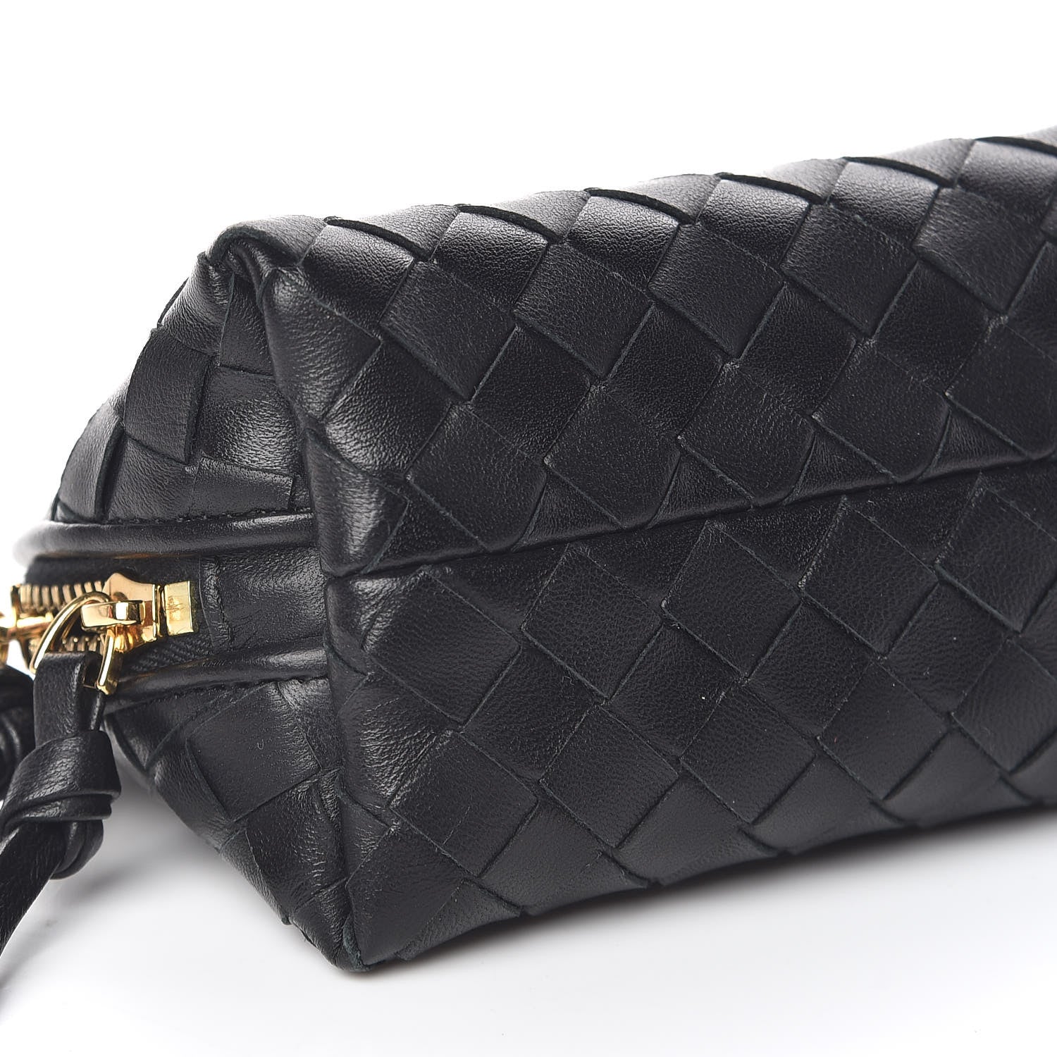 Bottega Veneta Nappa Intrecciato Small Cosmetic Pouch Black 6 of 9