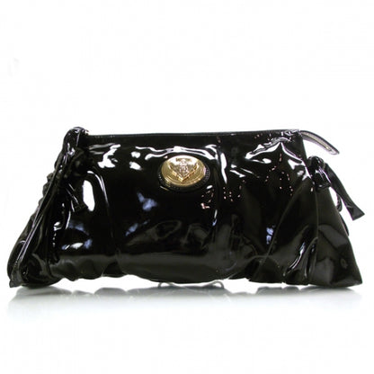 Gucci Patent Leather Hysteria Clutch Black 1 of 9
