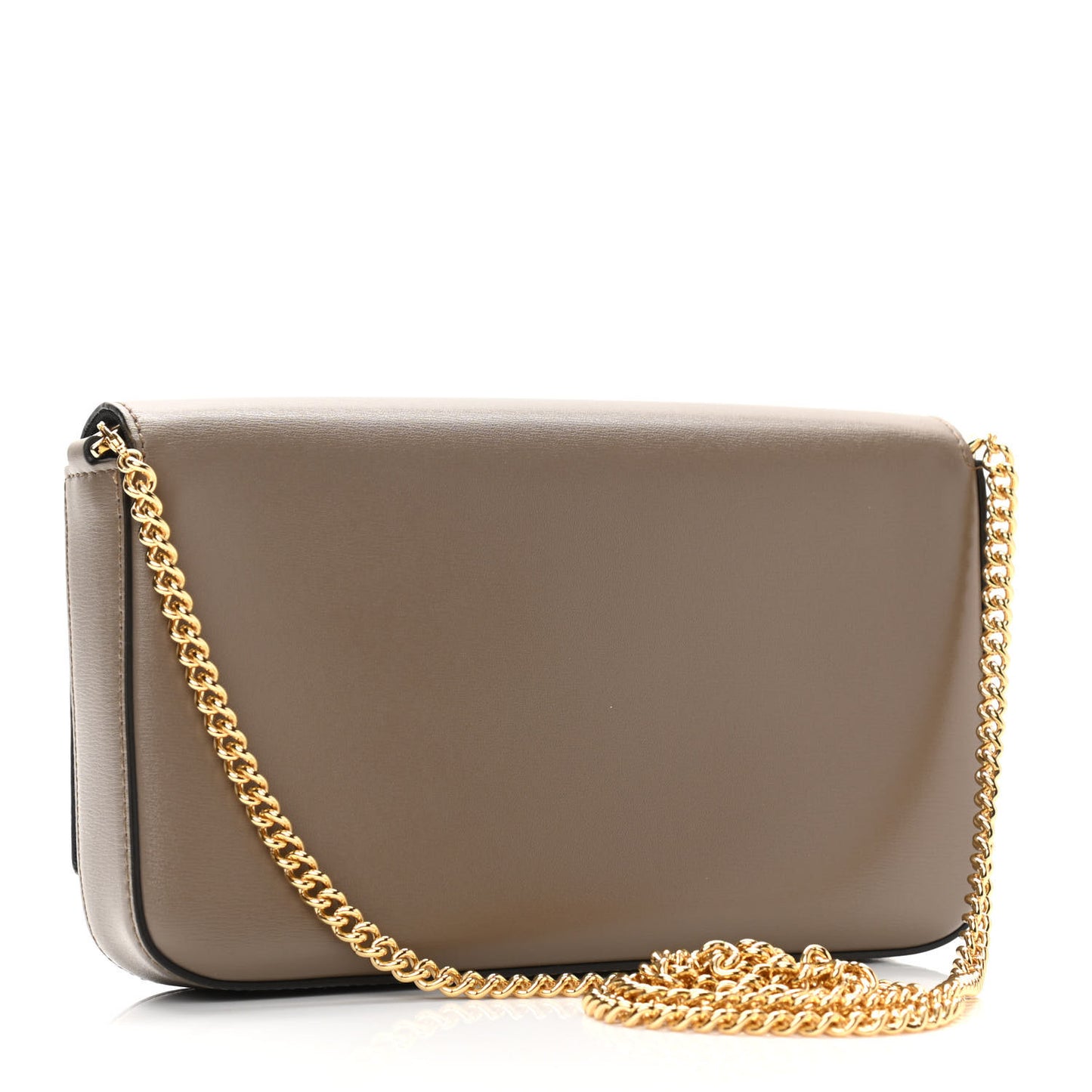 Vitello Palmellato Wallet on Chain with Pouches Tartufo