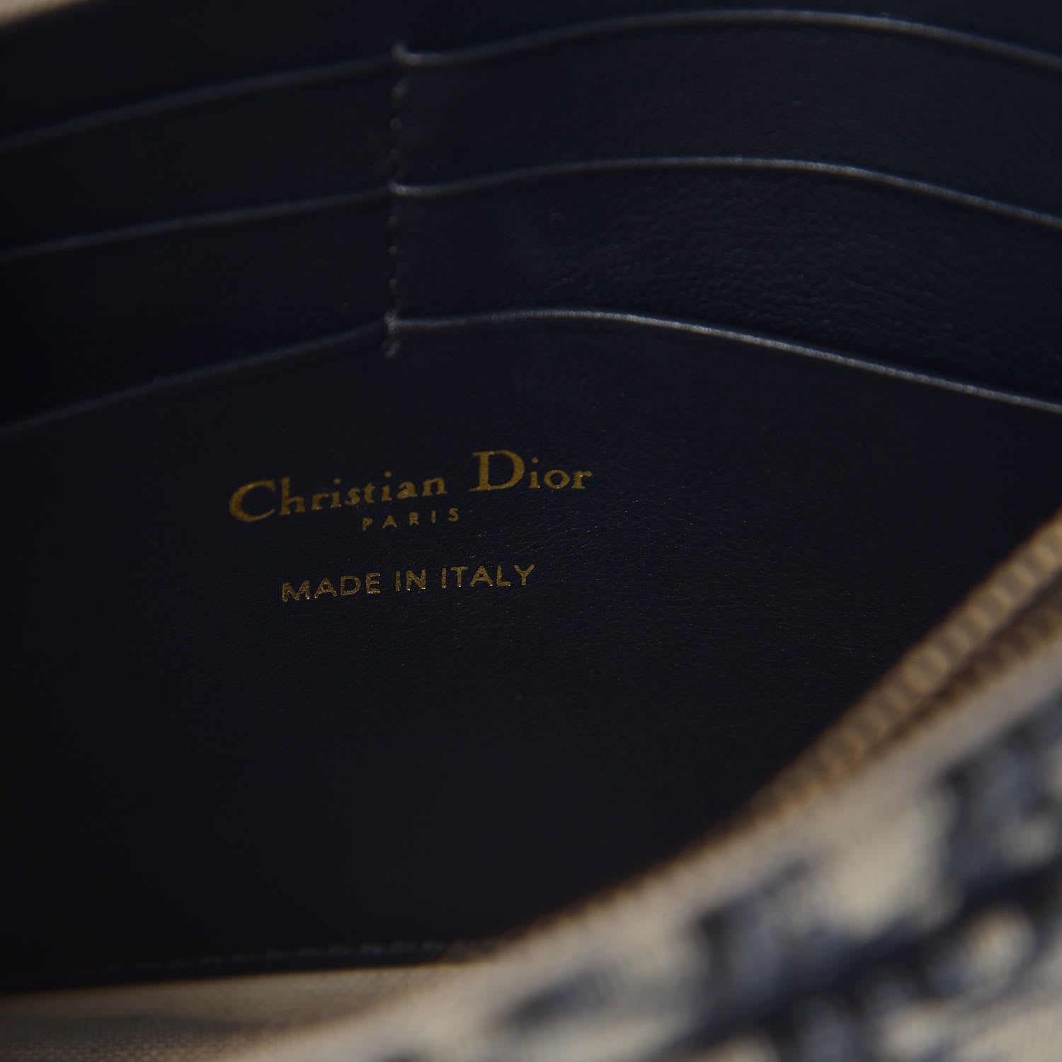 Christian Dior Oblique Saddle Chain Pouch Blue 7 of 12