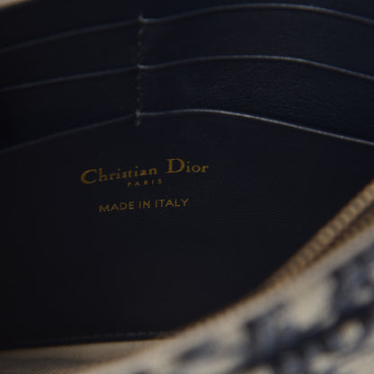 Christian Dior Oblique Saddle Chain Pouch Blue 7 of 12