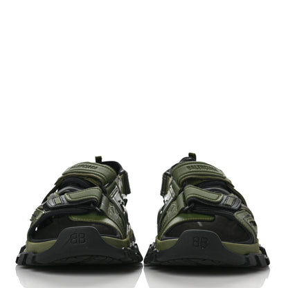 Balenciaga Neoprene Rubber Mens Track Sandals 44 Dark Kaki 2 of 8