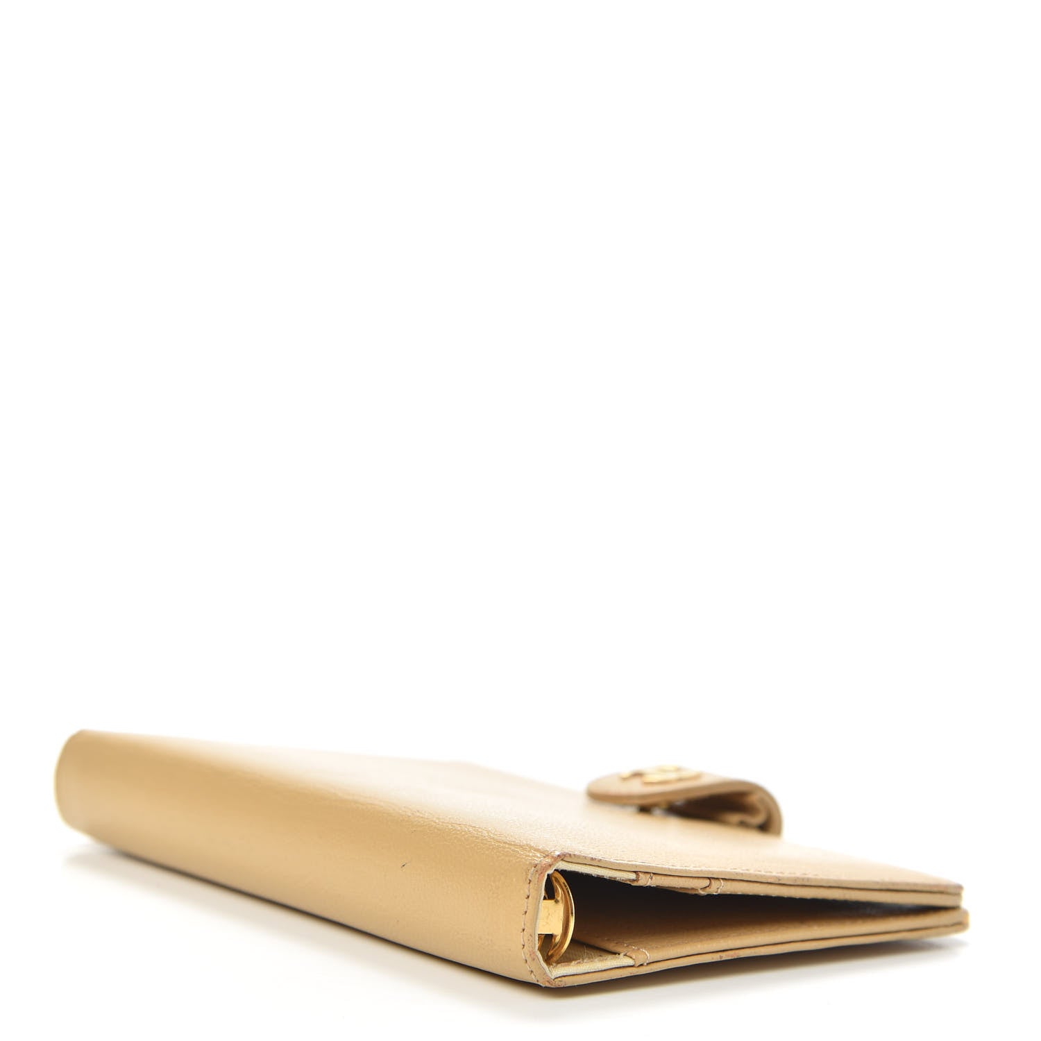 Chanel Goatskin Small Ring Agenda Planner Beige 4 of 10