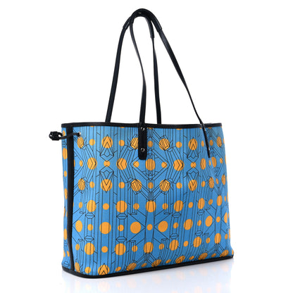 MCM Visetos Large Project Reversible Shopper Tote Munich Blue 11 of 15