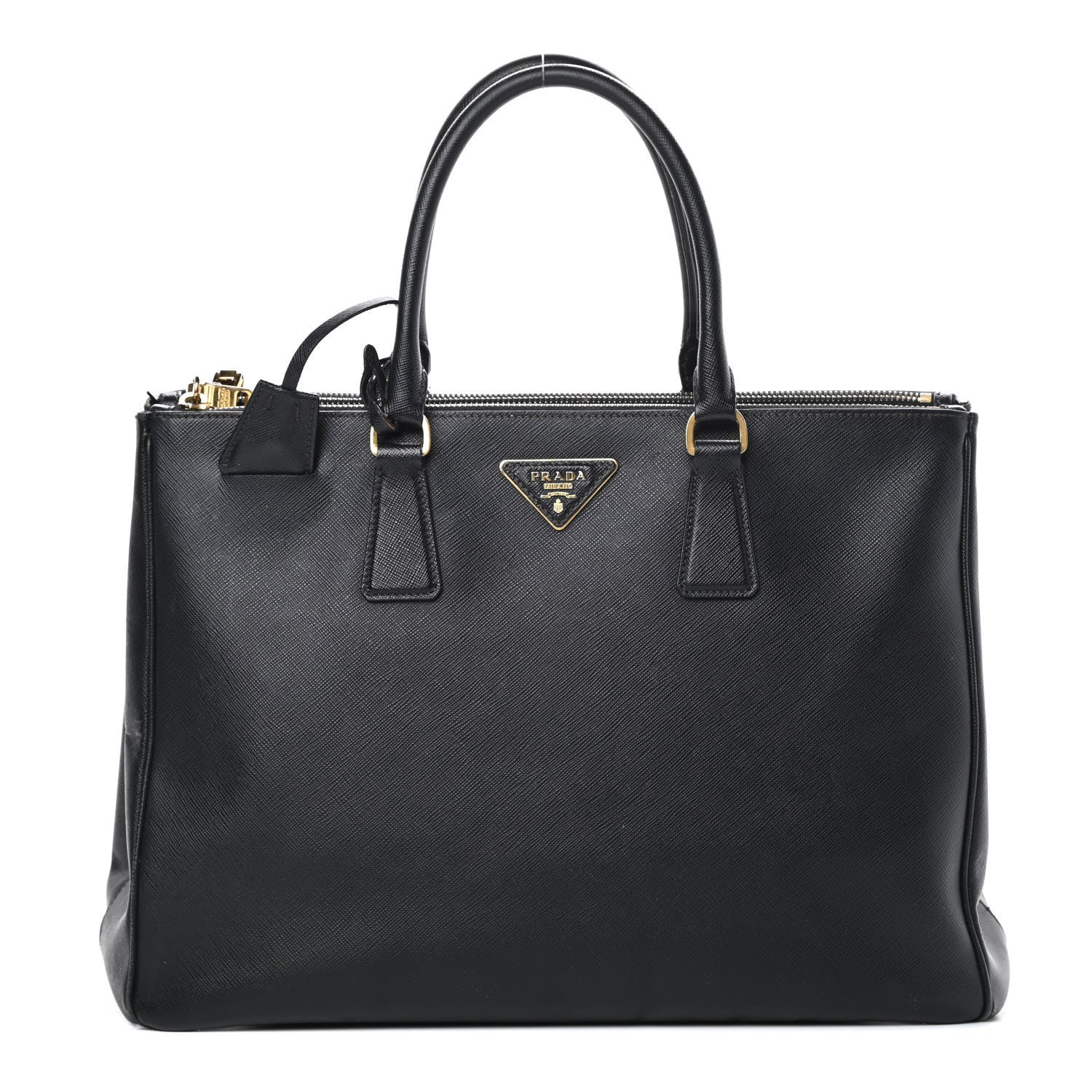 Prada Saffiano Large Galleria Double Zip Tote Black 1 of 23