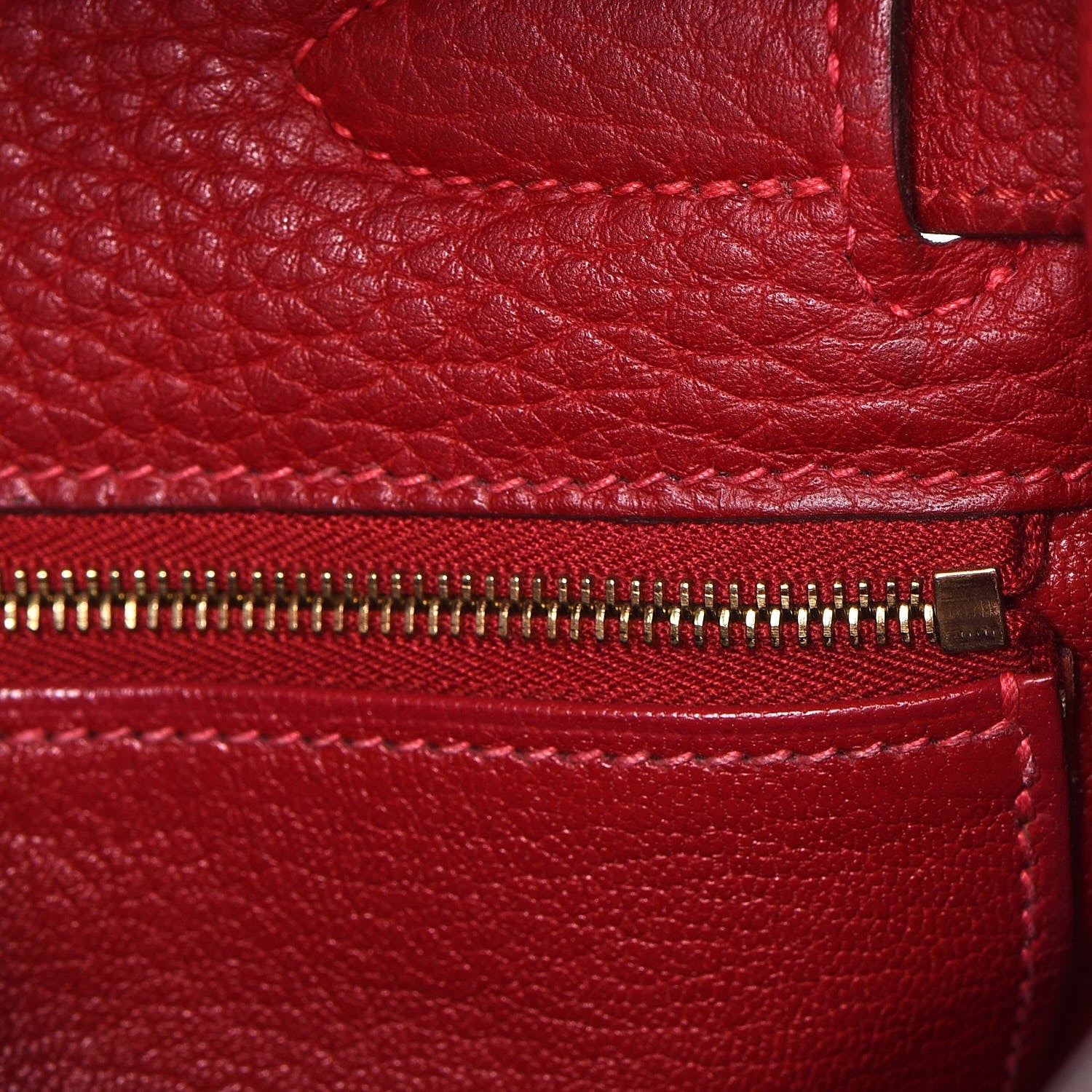 Hermes Taurillon Clemence Retourne Kelly 32 Rouge Garance 19 of 41