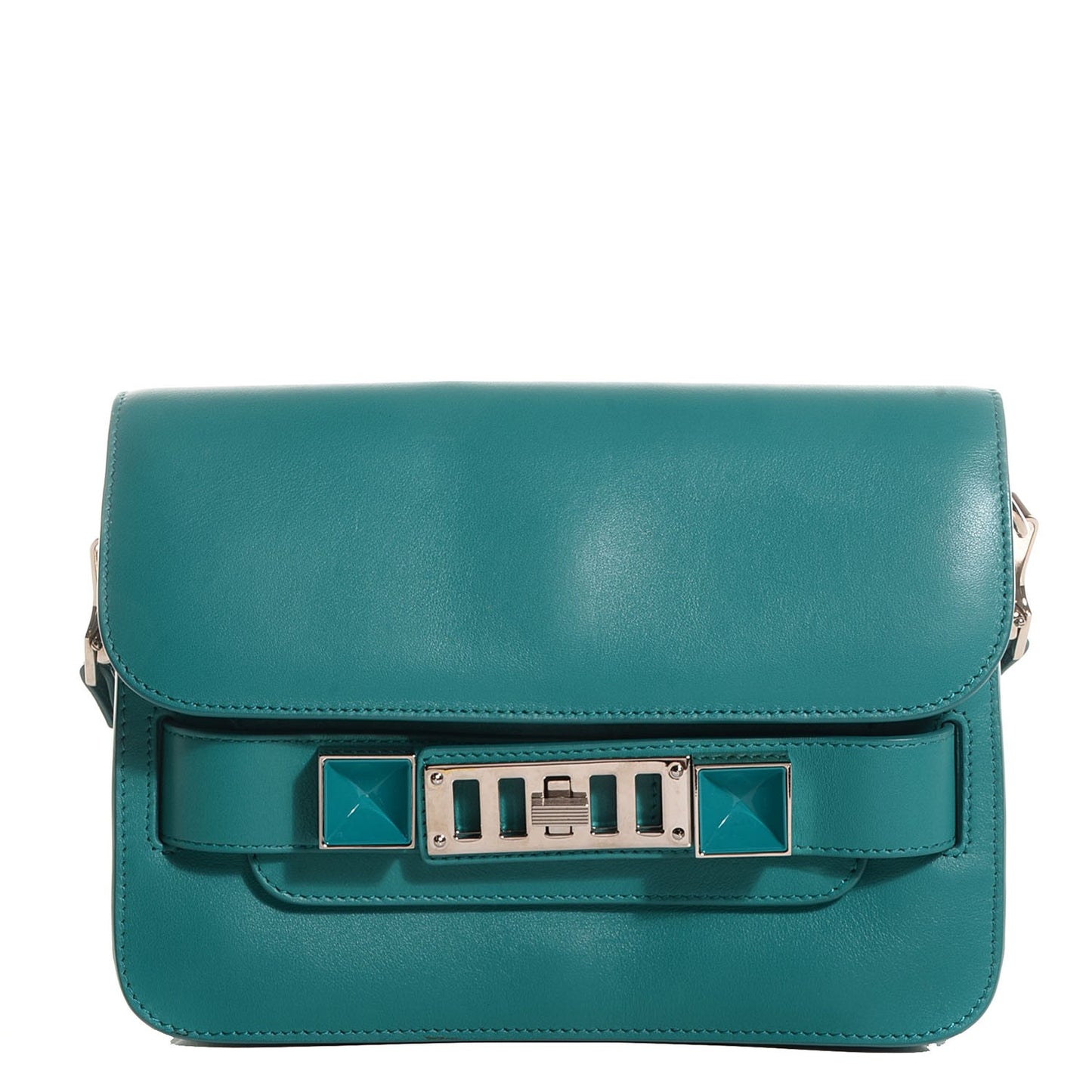 Smooth Calfskin Mini PS11 Classic Shoulder Bag Verdena