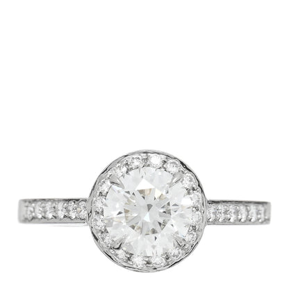 Tiffany Platinum Diamond 1.11ct Soleste Round Brilliant Engagement Ring 52 6 1 of 5