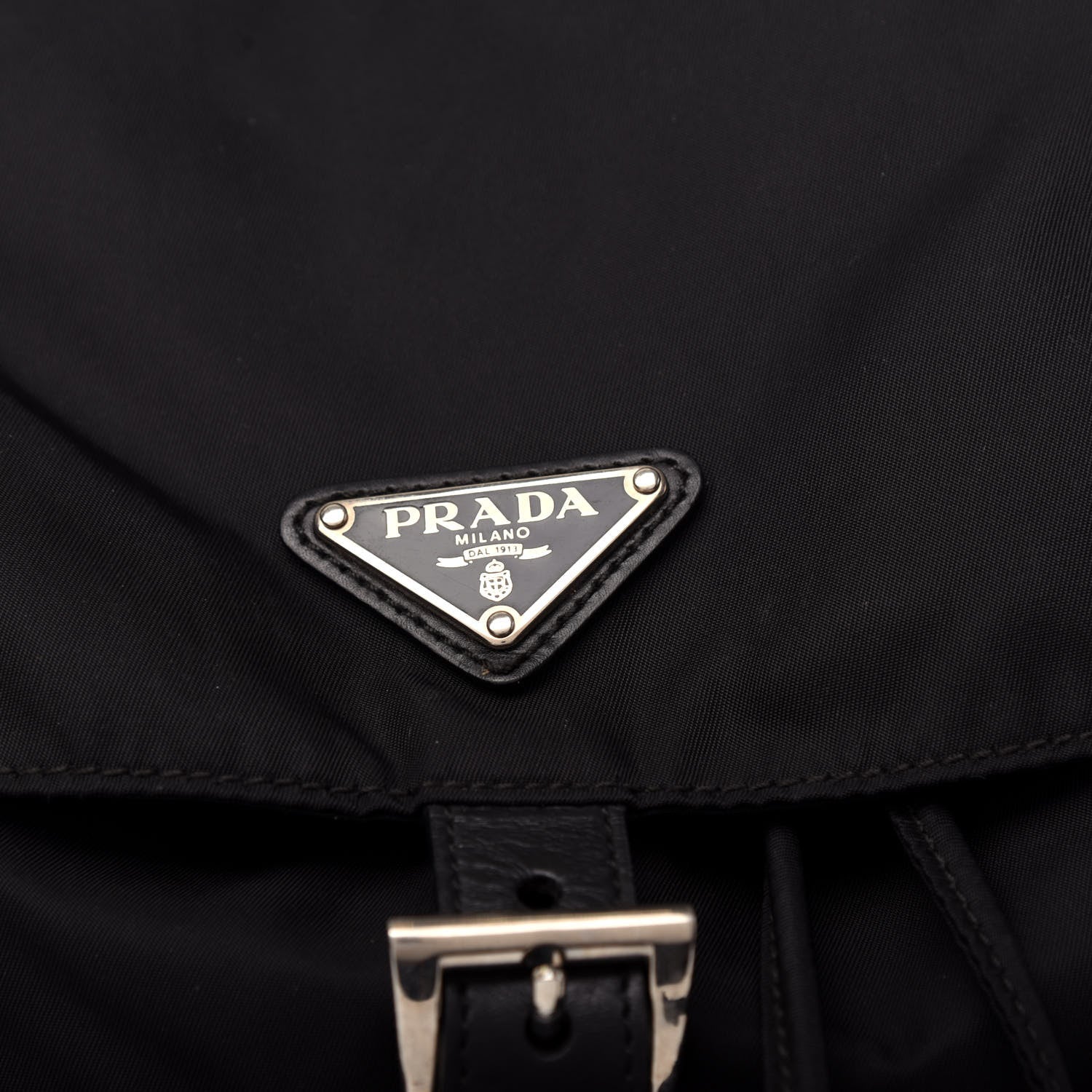 Prada Nylon Vela Medium Backpack Black 10 of 10