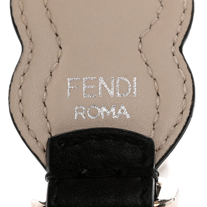 Fendi Calfskin Pearl Embellished Mini Strap You Black Camelia 3 of 4