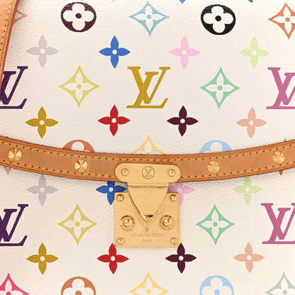 Louis Vuitton Monogram Multicolor Sologne White 7 of 10