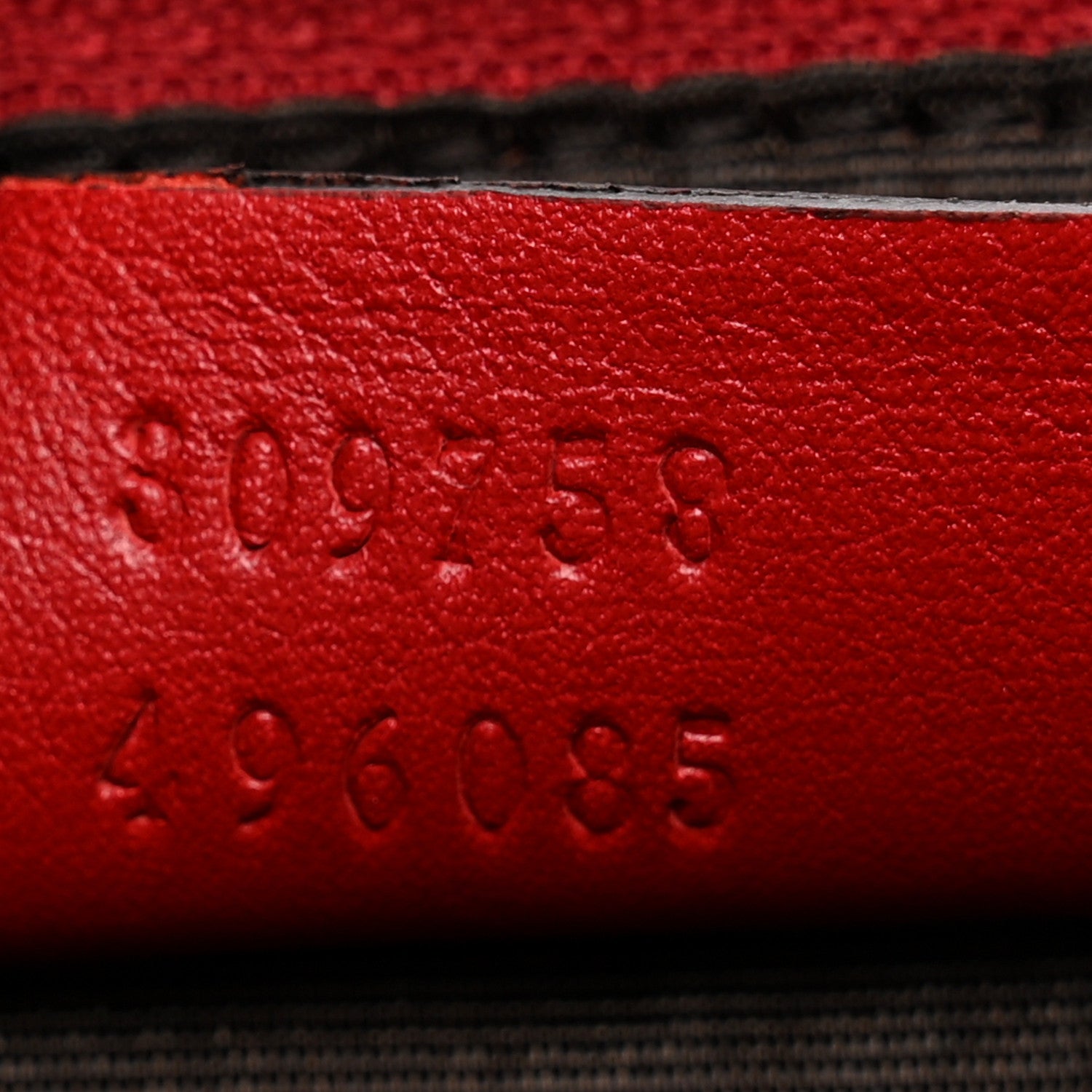 Gucci GG Supreme Monogram Nice Zip Around Wallet Tabasco Red 7 of 9