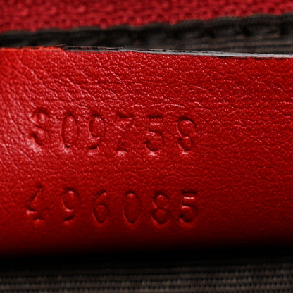 Gucci GG Supreme Monogram Nice Zip Around Wallet Tabasco Red 7 of 9