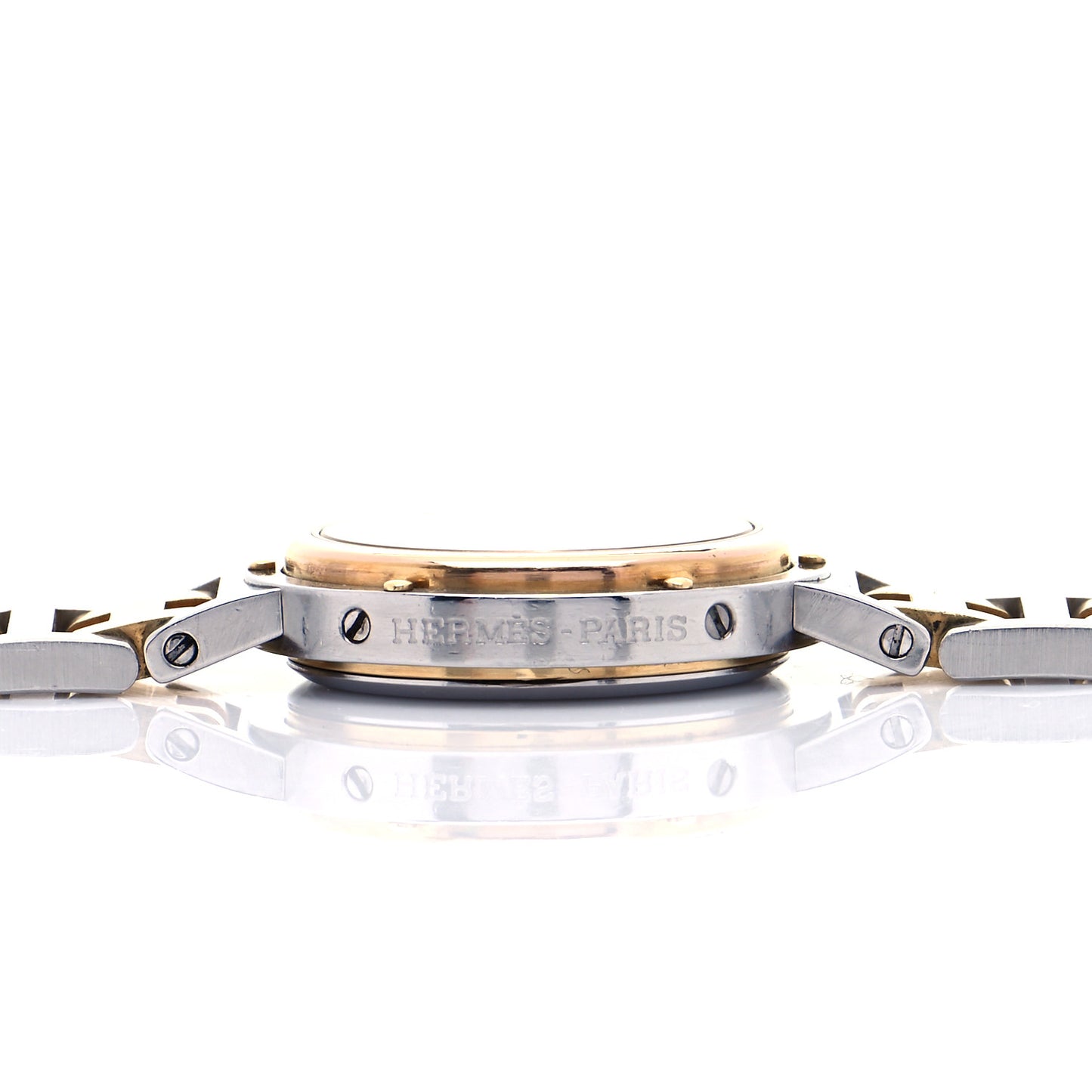 Stainless Steel 24mm Clipper Quartz Watch Gold