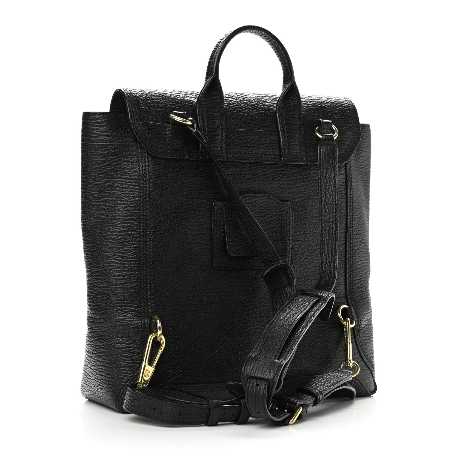 3.1 Phillip Lim Textured Calfskin Pashli Backpack Black 4 of 13