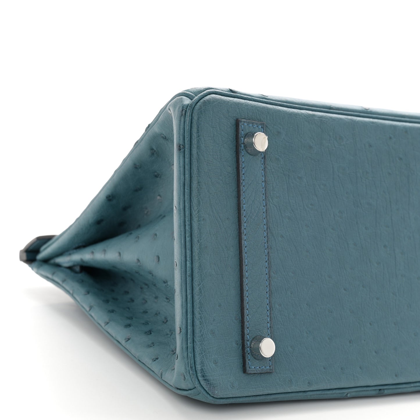 Ostrich Birkin 30 Cobalt