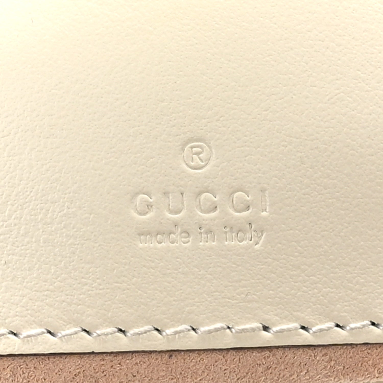 Gucci Calfskin Matelasse Mini GG Marmont 2.0 Bucket Bag White 8 of 11