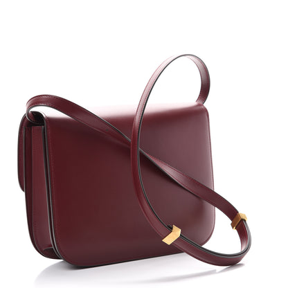 Celine Box Calfskin Medium Classic Box Flap Bag Burgundy 2 of 11