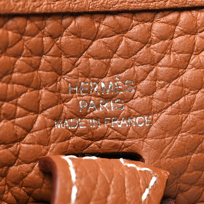 Hermes Taurillon Clemence Evelyne TPM Gold 5 of 10