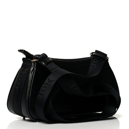 Christian Dior Silk Jersey Crystal Hardcore Shoulder Bag Black 3 of 8