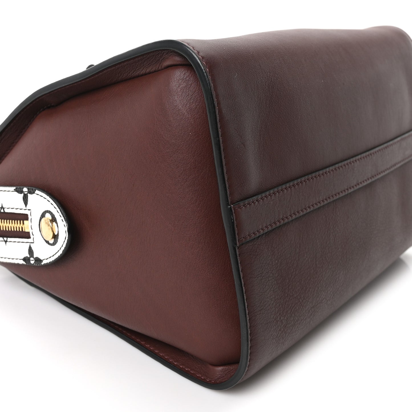 Calfskin Colored Monogram Speedy Amazon Chocolate White
