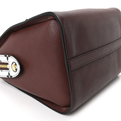 Louis Vuitton Calfskin Colored Monogram Speedy Amazon Chocolate White 8 of 9