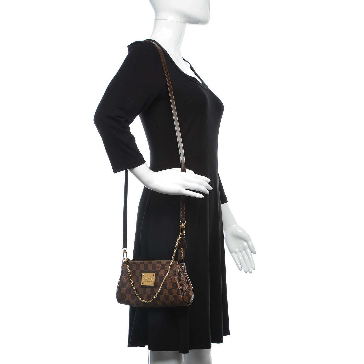 Damier Ebene Eva Clutch