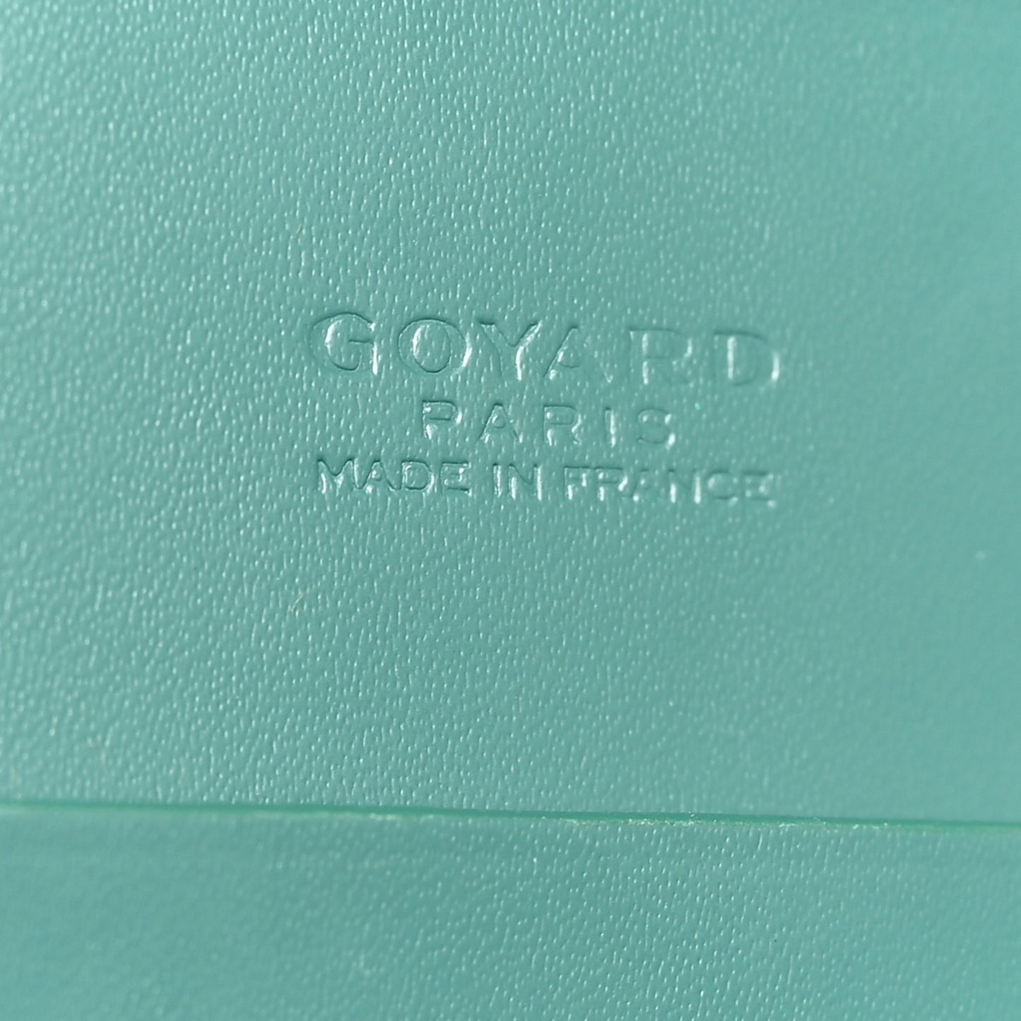 Goyardine Richelieu Wallet Green