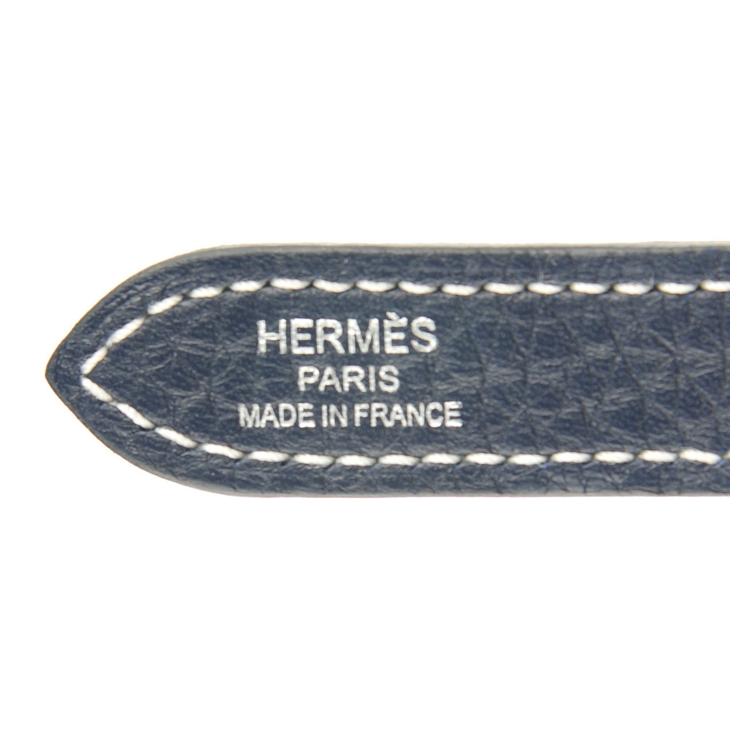 Hermes Taurillon Clemence Halzan 31 GM Bleu Saphir 7 of 8