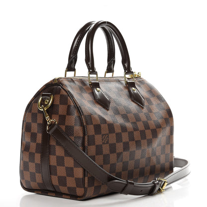 Louis Vuitton Damier Ebene Speedy Bandouliere 25 4 of 15