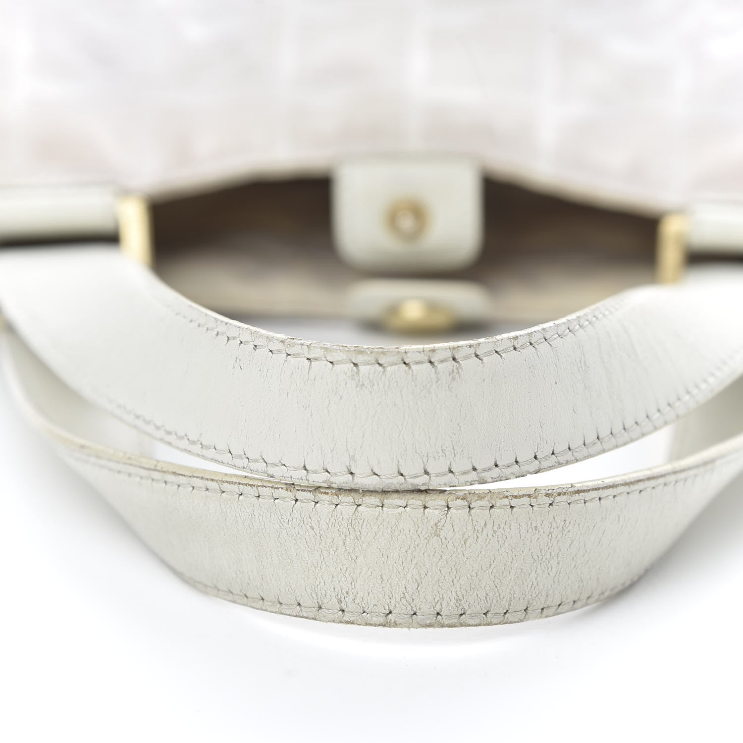 Chanel Nylon Travel Shoulder Bag White 16 of 16