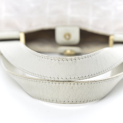 Chanel Nylon Travel Shoulder Bag White 16 of 16
