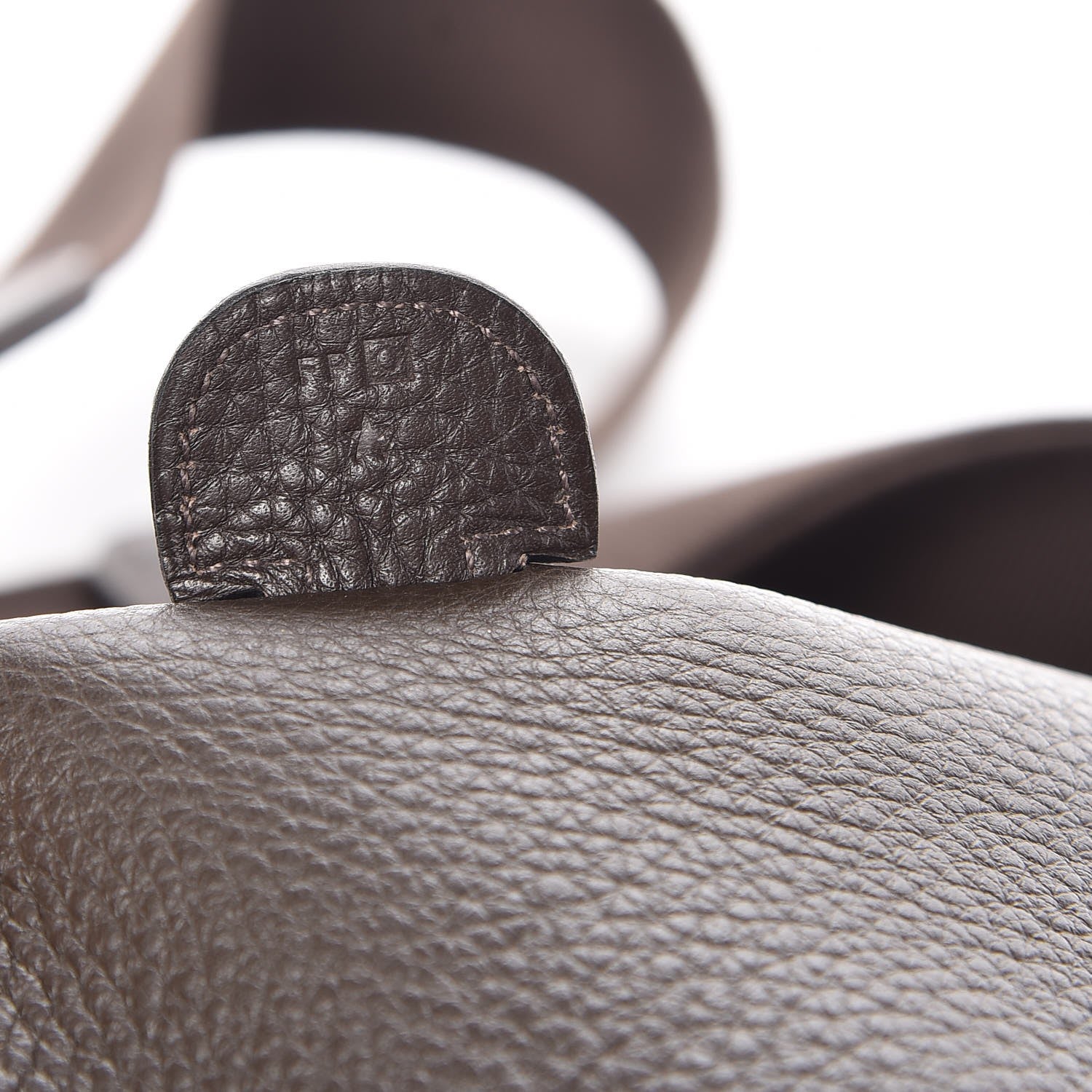 Hermes Taurillon Clemence Evelyne III GM Chocolate 7 of 7